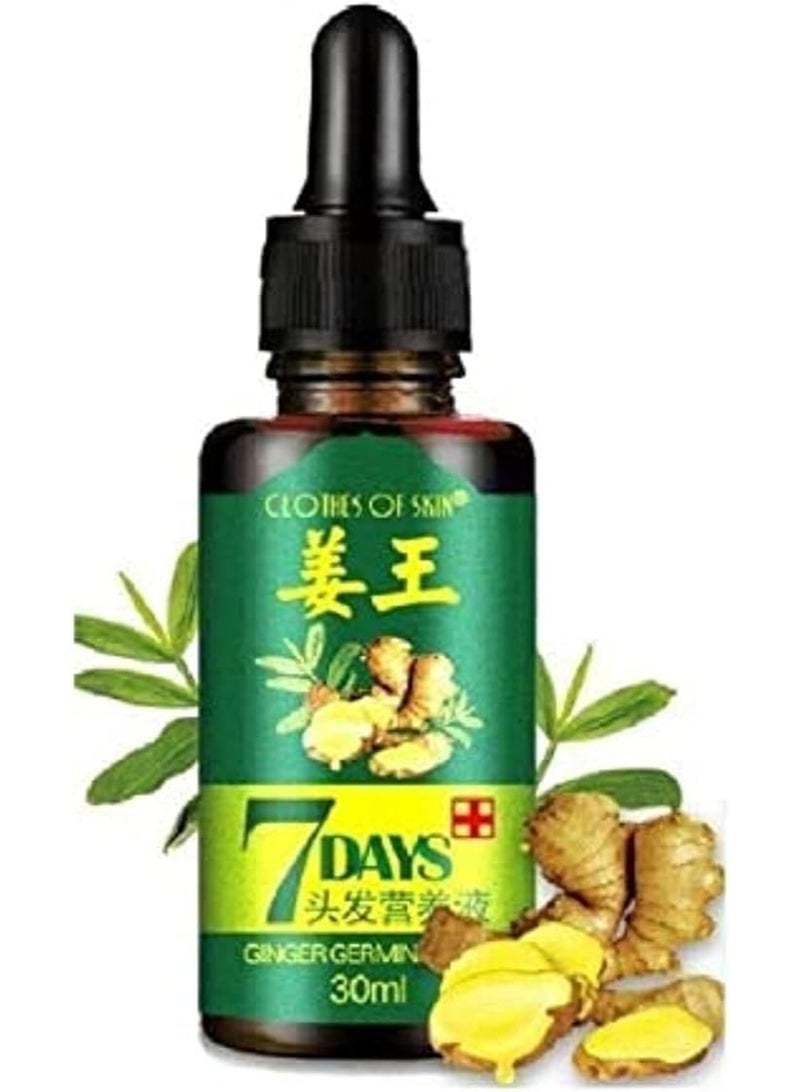 7 Days King of  Ginger Germinal Oil 30 ml Hair Growth Scalp Care Strengthening Nourishing Oil - Image 4